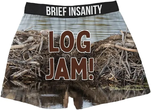 Miniatura 30 de BRIEF INSANITY Funny & Comfy Boxer Shorts and Pajama Pants for Men & Women Novelty Graphic Underwear & Loungewear