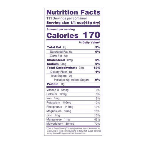 Miniatura 2 de Jasberry - Arroz orgánico superalimentario, arroz morado de grano entero suave y aromático, alto en antioxidantes, sin OMG, sin gluten, fácil