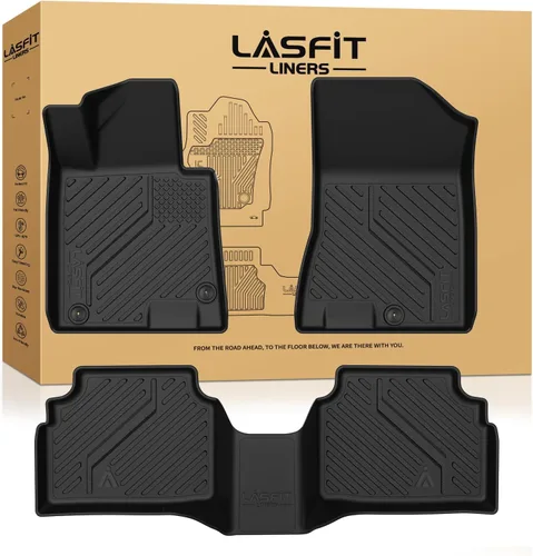 Miniatura 12 de LASFIT Alfombrillas de suelo y tapete de carga para Kia K4 2026 2025 para todo tipo de clima, TPE ajuste personalizado, juego completo