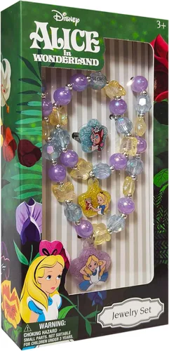Miniatura 9 de LUV HER Disney Girls Jewelry Set - Dress up Toy Jewelry Box Set with Bead Necklace, Bracelet and Ring - Play Accessories - Ages 3+
