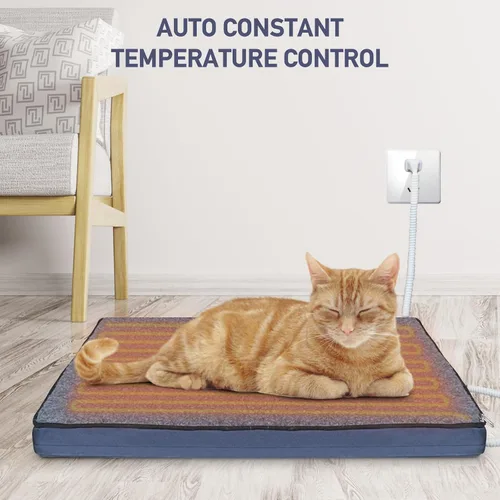 Miniatura 3 de MARUNDA Almohadilla térmica para mascotas al aire libre para perros y gatos – Cama térmica para gatos de espuma viscoelástica 100% impermeable