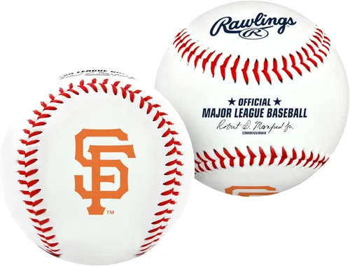 Miniatura 28 de Rawlings Béisbol oficial de la MLB 2026 con logo del equipo Todos los 30 equipos de la MLB disponibles