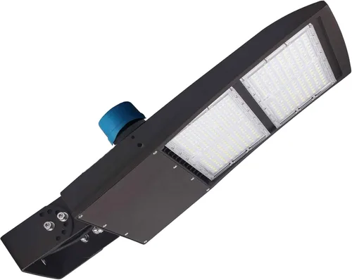 Miniatura 12 de Luces LED de poste de estacionamiento de 100 W, sensor de fotocélula del atardecer al amanecer, protección contra sobretensiones integrada, 1-10 V