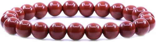 Miniatura 34 de Amandastone Pulsera elástica de cuentas redondas de 0.315 in con piedras preciosas naturales de 7 pulgadas