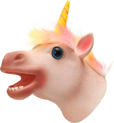 Miniatura 10 de Yolococa Marioneta de mano de vaca, marioneta de látex de aspecto realista para contar historias, juegos de rol, accesorios de fiesta y regalos