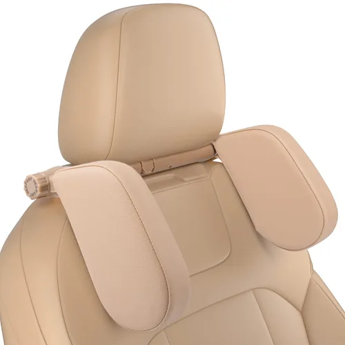 JZCreater Almohada para reposacabeza de coche, almohada ajustable de 180° para el cuello y la cabeza, en forma de U, reposacabezas para dormir en el
