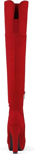Miniatura 7 de DREAM PAIRS - Botas altas por encima de la rodilla para mujer, con tacón grueso y plataforma