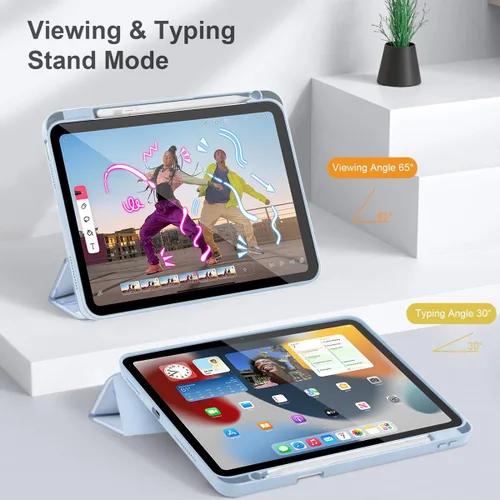 Miniatura 7 de Funda Mektron para iPad 2025 de 11 pulgadas (Chip A16) de 11ª generación, Compatible con iPad de 10ª generación de 10.9 pulgadas 2022, con soporte