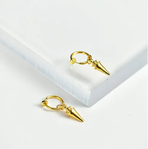 Miniatura 2 de Spy Family - Pendientes de aro de anime para niñas y mujeres, Acero inoxidable, Sin gemas.