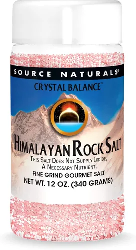 Miniatura 6 de Source Naturals Sal de roca del Himalaya de Crystal Balance Fine Grind, sal gourmet alcalinizante rica en minerales