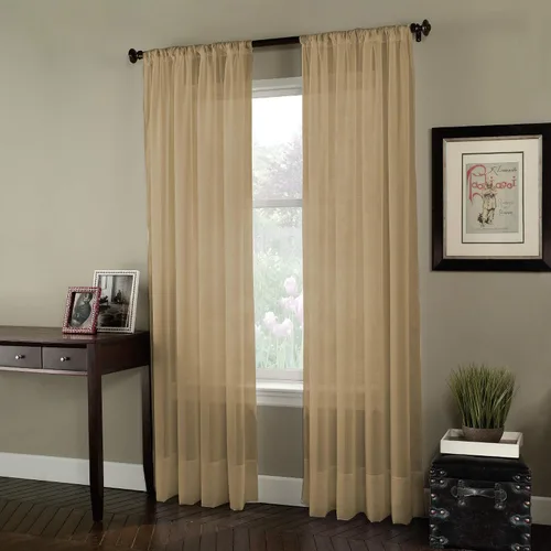 Miniatura 7 de Curtainworks 1Q804004OY Soho Voile Cortina Panel 1Q804004OY, 144", Oyster