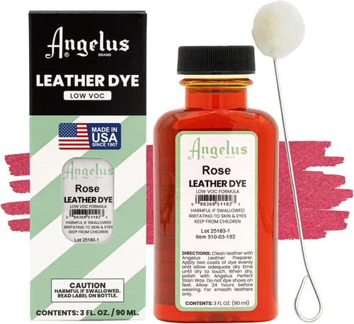 Miniatura 13 de Tinte de cuero Angelus - Tinte de cuero flexible para zapatos, botas, bolsos, manualidades, muebles y más 3oz, aplicador incluido (Azul)