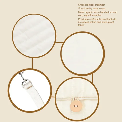 Miniatura 5 de Cambiador de pañales portátil, con, para recién nacido niña y niño con bolsillo de toallitas inteligentes, fácil de limpiar, impermeable, suave