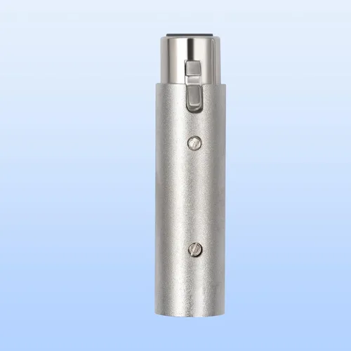 Miniatura 2 de XLR - Adaptador hembra de 5 pines a macho de 3 pines, convertidor profesional de señal DMX/audio, conectores de bloqueo de aleación de zinc, cable