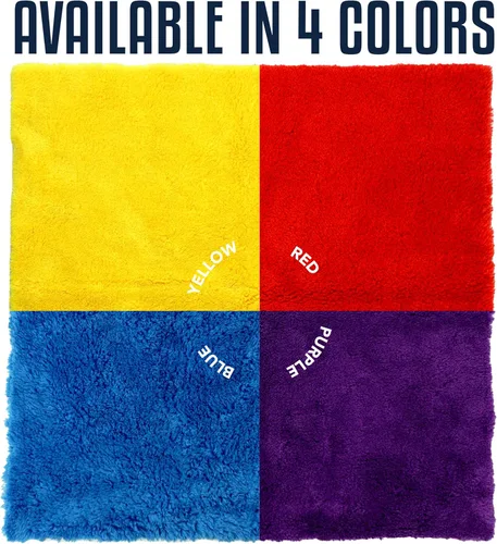 Miniatura 6 de PROJE' Toalla de microfibra azul – Ultra absorbente – Secado de coche, pulido, paño de pulido y toalla para detalles de interiores – 500 GSM 16 x 16