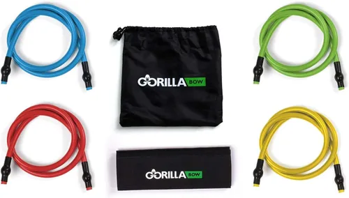 Gorilla Fitness Bandas de resistencia para Gorilla Bow (juego variado)
