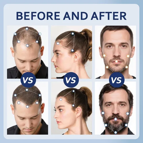Miniatura 4 de Suero para el crecimiento del cabello de minoxidil al 5% para hombres y mujeres con biotina: minoxidil para hombres y mujeres, 5 por ciento