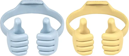 Miniatura 18 de Honsky Soporte para Teléfono Celular Paquete de 2, Soporte Perezoso para Teléfono Thumbs Up, Base Flexible Ajustable Universal para Todos