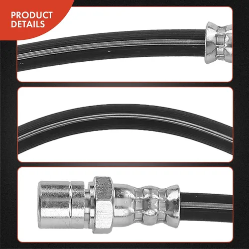 Miniatura 5 de A-Premium Manguera hidráulica de freno central trasero compatible con modelos Toyota - Land Cruiser 1971-1974 3.9L 1975-1980 4.2L - Reemplazar #