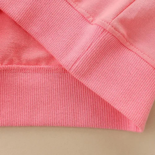 Miniatura 6 de Bumeex Ropa de sudadera para niña pequeña, ropa navideña de algodón con cuello redondo