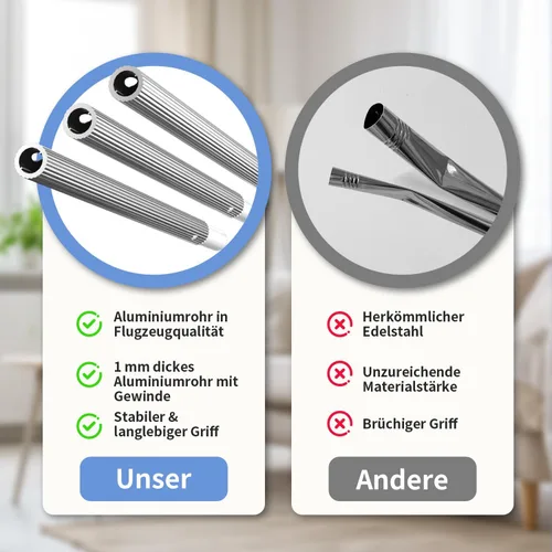 Miniatura 6 de Sweeper 2 en 1 - Kit de trapeado y barrido de suelos secos + húmedos, kit multisuperficie para limpieza de pisos, el kit incluye 1 sweeper, 14 paños