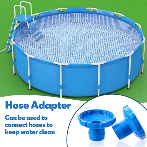 Miniatura 4 de Tondiamo 2 adaptadores de manguera de vacío de piscina, repuesto para manguera de vacío para manguera de vacío para conexión de 1 1/2 pulgadas