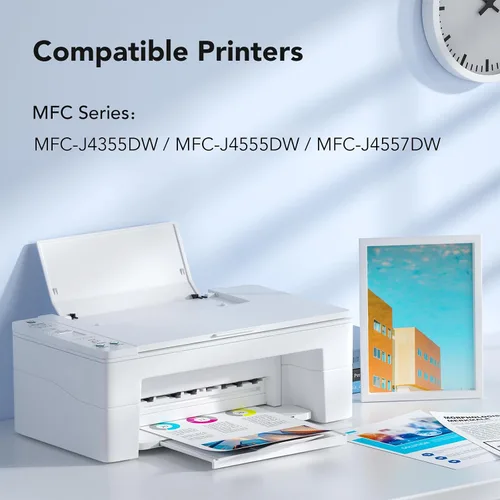Miniatura 2 de colorfly Paquete de 4 cartuchos de tinta LC506 de repuesto para cartuchos de tinta Brother LC506 lc506xl compatibles con MFC-J4355DW MFC-J4555DW