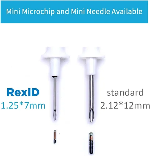 Miniatura 6 de RexID Kit de implante de microchip para mascotas de 0.049 in y 0.276 in junto con etiqueta de identificación inteligente para conectar al dueño
