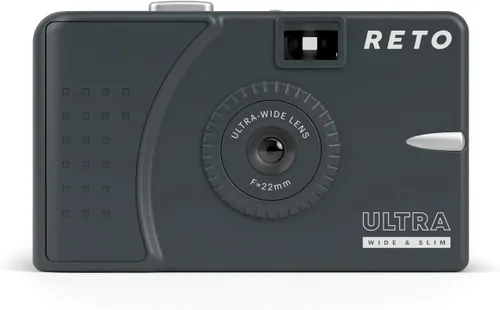 Miniatura 11 de RETO Ultra amplia y delgada de 35mm cámara de película reutilizable para luz natural - Lente ancha de 22mm, sin enfoque, ligera, fácil de usar Crema