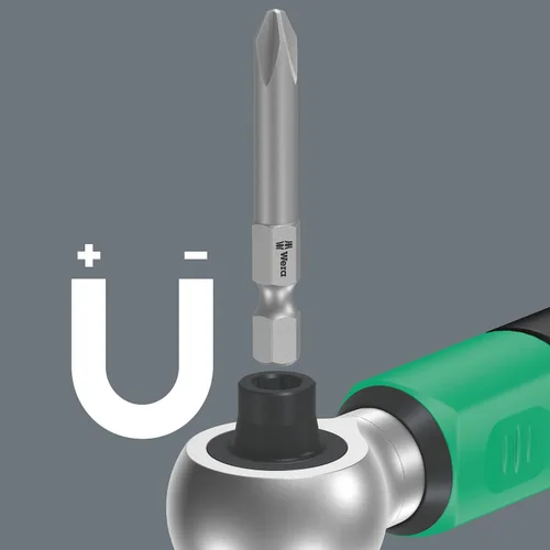 Miniatura 9 de Wera 05075832001 Safe-Torque A 2 Juego 1, Juego de llaves dinamométricas, 1/4" hexagonal, 2-12 Nm, 23 piezas, negro verde