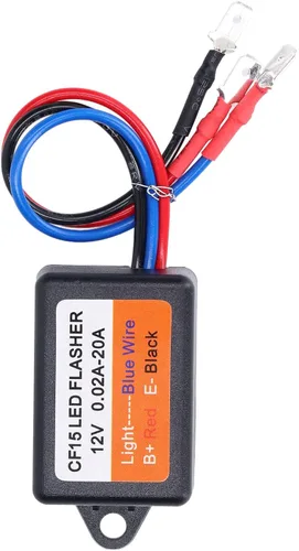 Miniatura 5 de Relé estroboscópico LED, controlador estroboscópico de flash, buena capacidad de conducción de corriente 12V, potente impermeable, bajo voltaje
