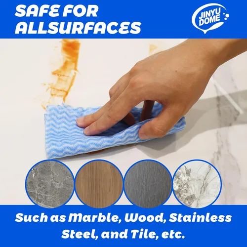 Miniatura 6 de Handi Wipes - Paños reutilizables, rollo de toalla de limpieza de cocina desechable azul, paño en J resistente, 100 unidades azul 100
