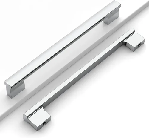 Miniatura 29 de Paquete de 12 tiradores para gabinete de 4 pulgadas (102mm) de níquel satinado cepillado, accesorios para gabinetes de cocina, cajones, cómodas