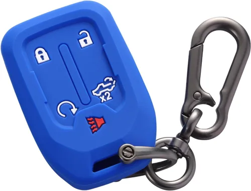 Miniatura 11 de TANDRIVE 2 fundas de silicona para llavero inteligente para Chevy Silverado y GMC Sierra 1500 2500HD 3500HD, protector remoto