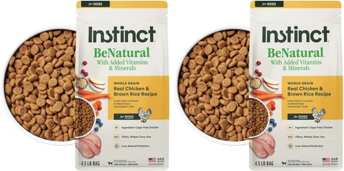 Miniatura 9 de Instinct Be Natural, alimento seco natural para perros, croquetas con recubrimiento crudo - carne de res real y cebada, bolsa de 25 lb