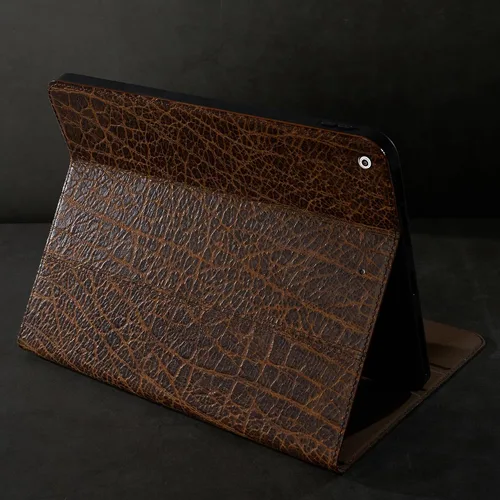 Miniatura 5 de Gexmil Funda para iPad de 9ª/8ª/7ª generación (2021/2020/2019), funda de cuero genuino de 10.2 pulgadas, funda de piel de vaca con función