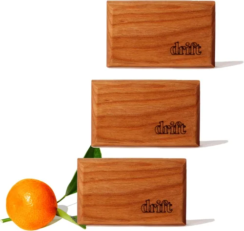 Miniatura 17 de Ambientador para coche Drift - El ambientador de madera original - Eliminador de olores para coche - Aroma duradero - Clip de metal - Aceites