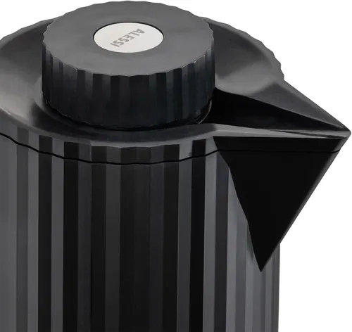Miniatura 4 de Alessi Plissé MDL12 B - Jarra termoaislada en resina termoplástica con doble pared de vidrio térmico en el interior, color negro