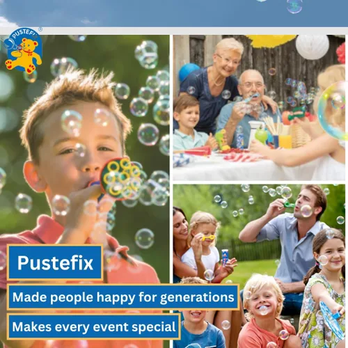 Miniatura 5 de PUSTEFIX Botella de repuesto de 16.9 oz de solución de jabón líquido de burbujas Pustefix Modelo: 505415