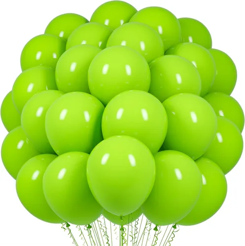 Miniatura 80 de Voircoloria - Globos azul bebé claro, paquete de 66 globos de 12 pulgadas de látex para fiestas para niños y niñas, para cumpleaños, baby shower, 16