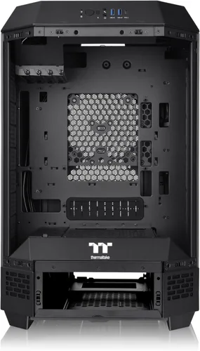 Miniatura 2 de Thermaltake Carcasa micro ATX negra Tower 300; ventilador CT de 0.079 x 5.512 in incluido; soporta radiador de hasta 16.535 in; kit de soporte