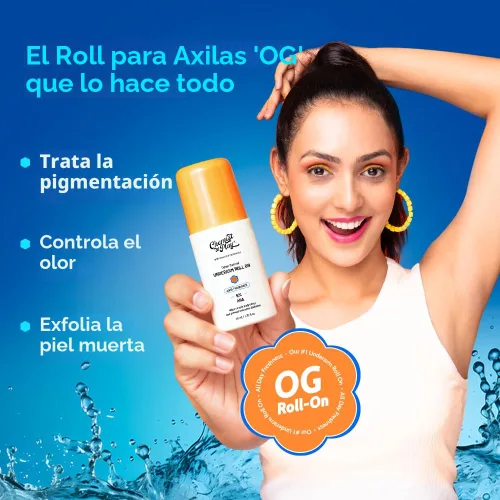 Miniatura 6 de Chemist at Play UnderArm Roll-On con 5% AHA Ácido láctico y mandélico Previene el olor, ilumina la piel y exfolia las axilas Para pieles