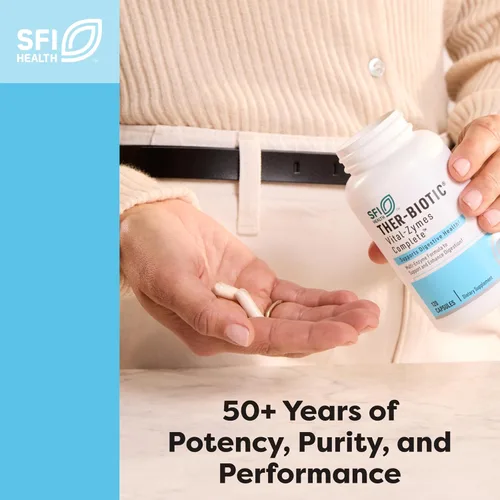Miniatura 8 de Klaire Labs Ther-Biotic Probióticos para personas mayores, apoyo digestivo e inmunológico para hombres y mujeres mayores de 60 años, bifidobacterias