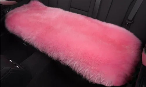 Miniatura 12 de Calor Invernal: Funda Universal de Asiento de Piel de Oveja - Lana Natural, para Autos, Camiones, SUV y Furgonetas - Acompañante de Conducción