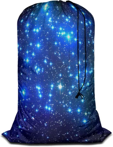 Miniatura 12 de Swono Bolsa de lavandería de viaje, pelota de baloncesto en el agua de fuego, juego de iluminación de chispas lavable a máquina, organizador de ropa