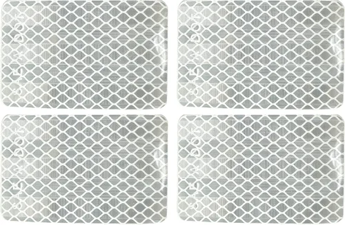 All Star Truck Parts Rectángulos prismáticos reflectantes adhesivos de alta visibilidad de 2x3, DOT-SAE, resistentes a la intemperie, para Blanco