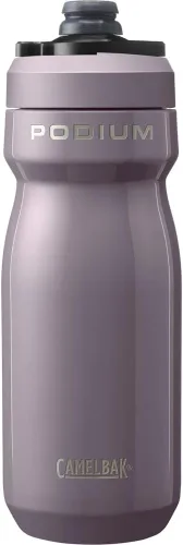 Miniatura 25 de CamelBak Podium Steel - Botella de agua térmica para bicicleta de acero inoxidable, color piedra, 18 oz