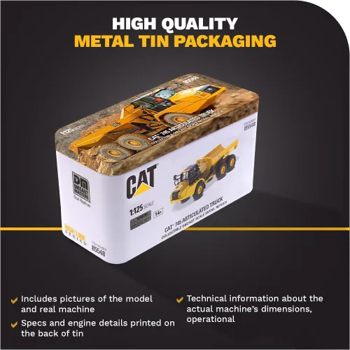 Miniatura 6 de Camión articulado Caterpillar 745 1:125 - Diecast Masters 85548 Elite Serie 1:125