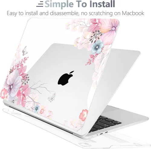 Miniatura 5 de Batianda Estuche Premium para Nuevo MacBook Air de 15 Pulgadas 2025 2024 2023 con Chip M4 M3 M2, Estuche Protector de Plástico Duro Diseñado y Funda