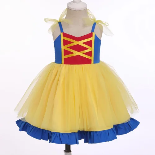 Miniatura 3 de IDOPIP Baby Girls Halloween Tutu Dress Shiny Spider Bat Princess Birthday Party Dresses Ruffle Tulle Bowknot Dress up Costume